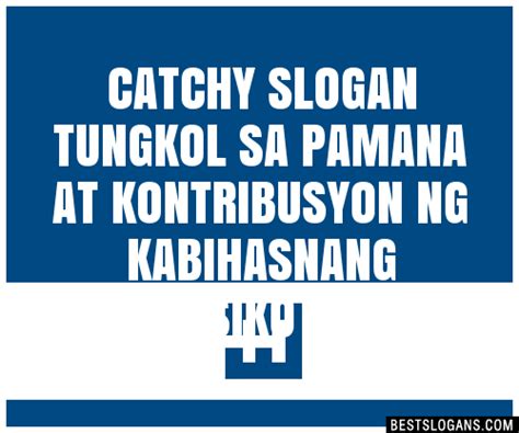 slogan tungkol sa kontribusyon